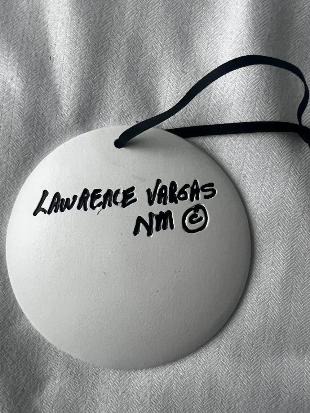 Lawrence Vargas Ceramic Hummingbird Ornament Collectible Native New Mexico NM Bo